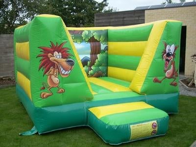 springkasteel Jungle, Kinderen en Baby's, Speelgoed | Buiten | Springkussens, Gebruikt, Ophalen