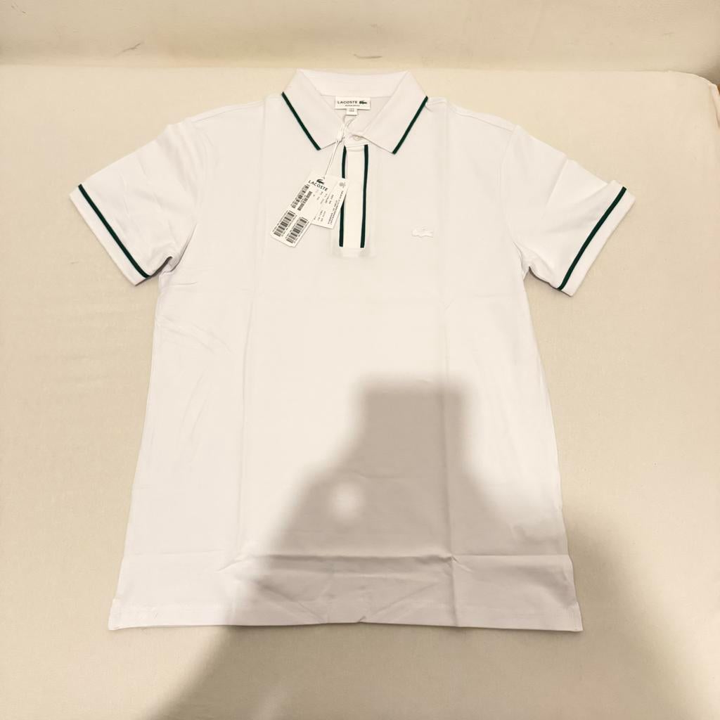 POLO LACOSTE BLANC, Enlèvement ou Envoi, Neuf, Taille 52/54 (L), Blanc