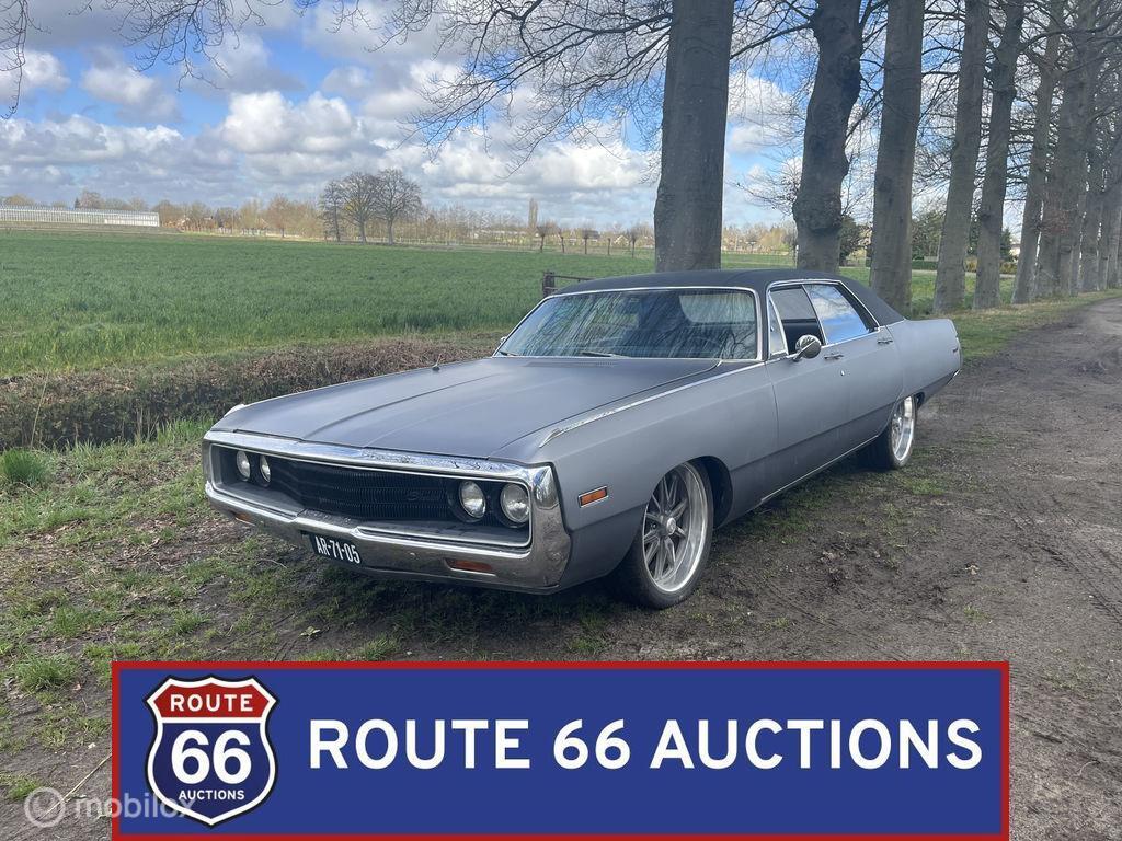 Chrysler Newport | 1970 | Route 66 Auctions, Auto's, Zwart, Chrysler, Bedrijf, Handgeschakeld