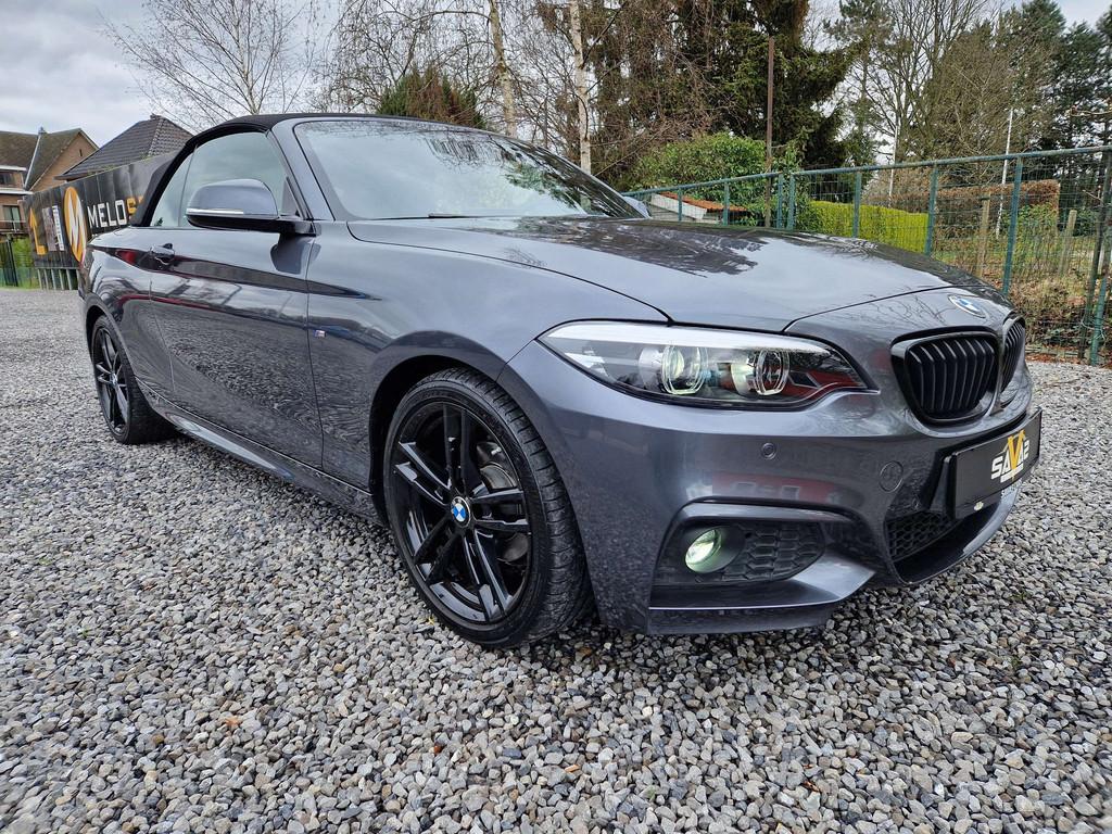 BMW 2 Serie 218 dA AdBlue (EU6d-TEMP) M SPORT/RFT/LED, 1660 kg, Argent ou Gris, Euro 6, Entreprise