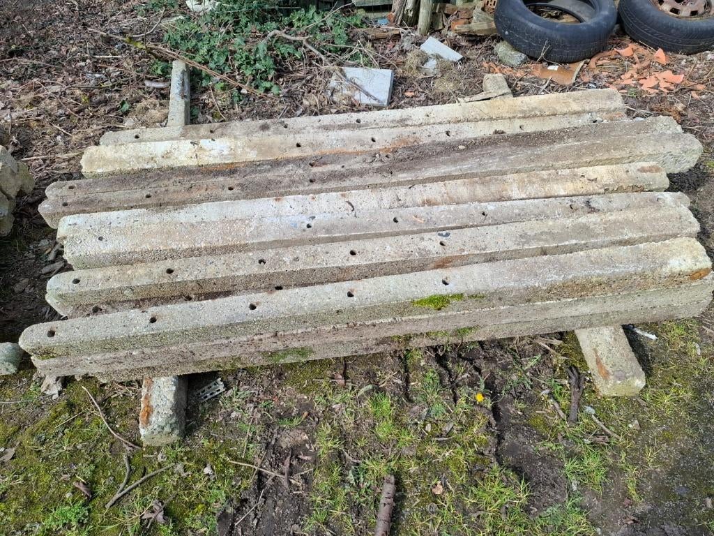 beton palen, Ophalen, Gebruikt, Palen