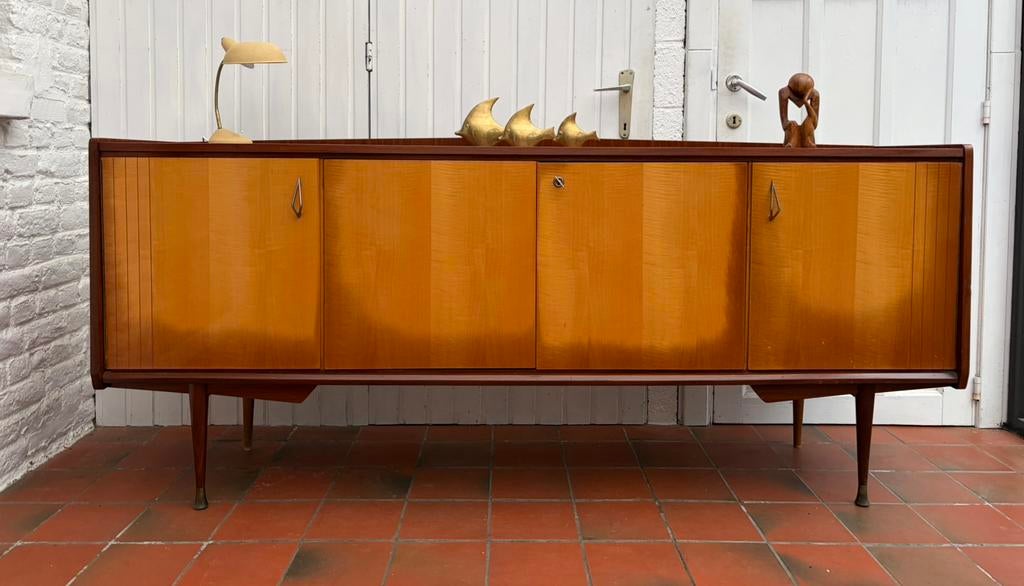 Vintage Scandinavisch dressoir/dressoir, Huis en Inrichting, Kasten | Dressoirs, Ophalen, Gebruikt