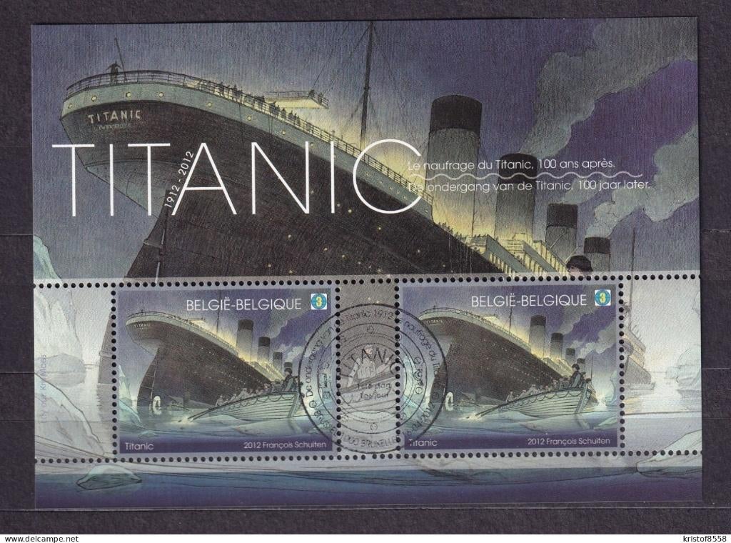 Timbres, Belgique, COB BL 200 oblitéré, Timbres & Monnaies, Timbres | Europe | Belgique, Navigation, Enlèvement ou Envoi, Affranchi