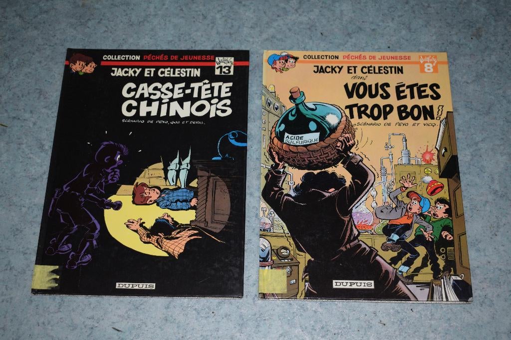 lot 2 bande dessinée jacky celestin BD, Livres, Enlèvement ou Envoi, Utilisé