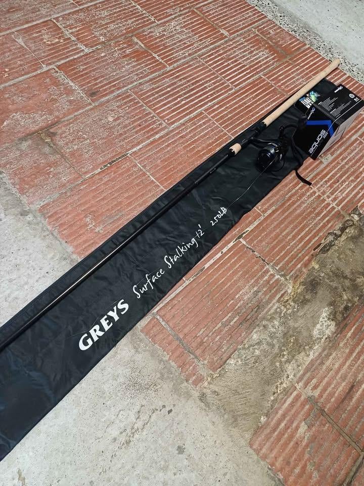 werphengel Greys en molen matrix, Watersport en Boten, Hengelsport | Algemeen, Ophalen, Zo goed als nieuw, Werphengel