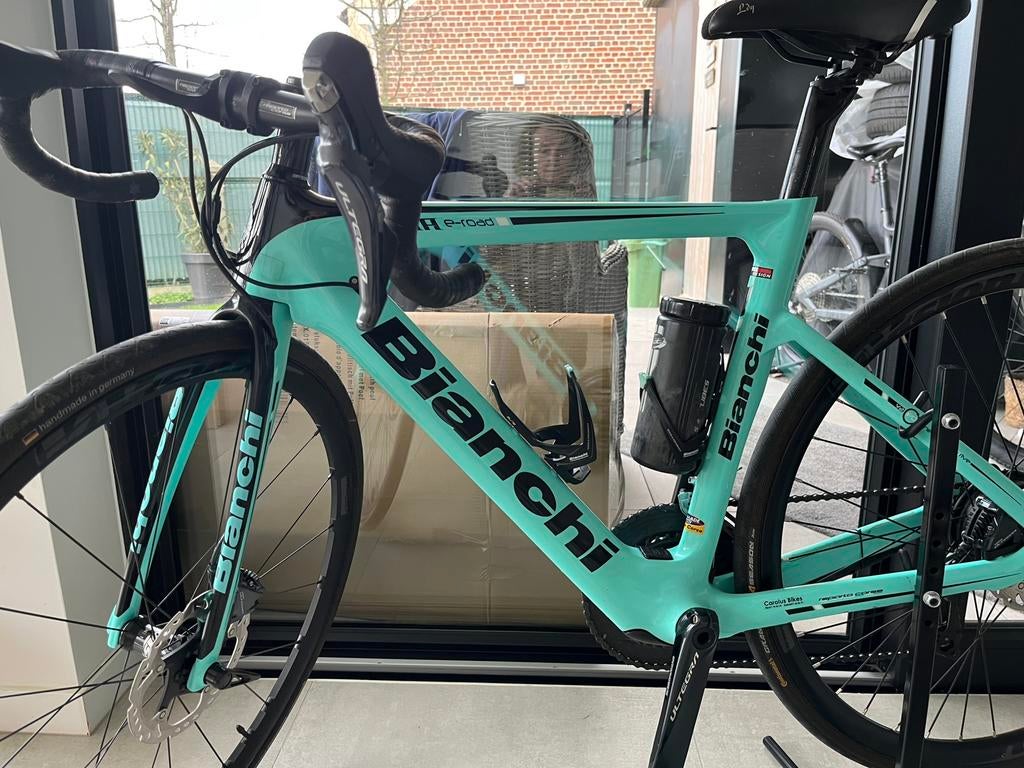 Koersfiets Bianchi Aria E ultegra, Vélos & Vélomoteurs, Vélos | Vélos de course, Autres marques, 10 à 15 vitesses, Femmes, Enlèvement