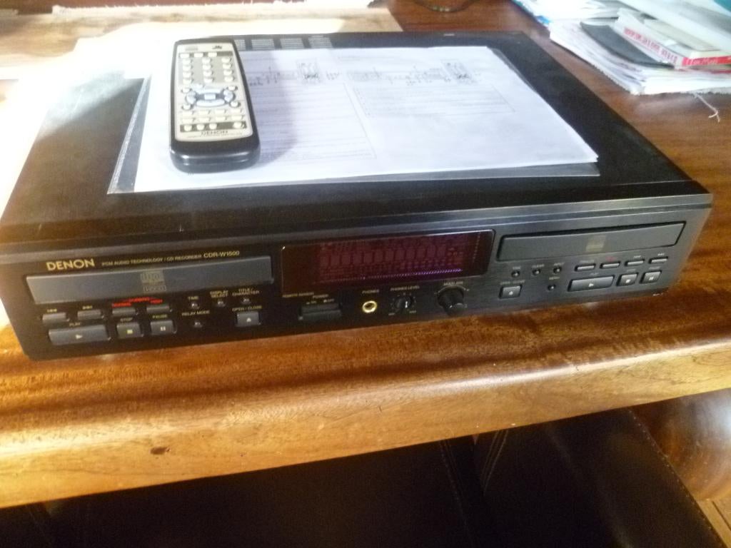 denon CDR-W1500 CD+CD Recorder, Audio, Tv en Foto, Professionele apparaten, Ophalen, Zo goed als nieuw