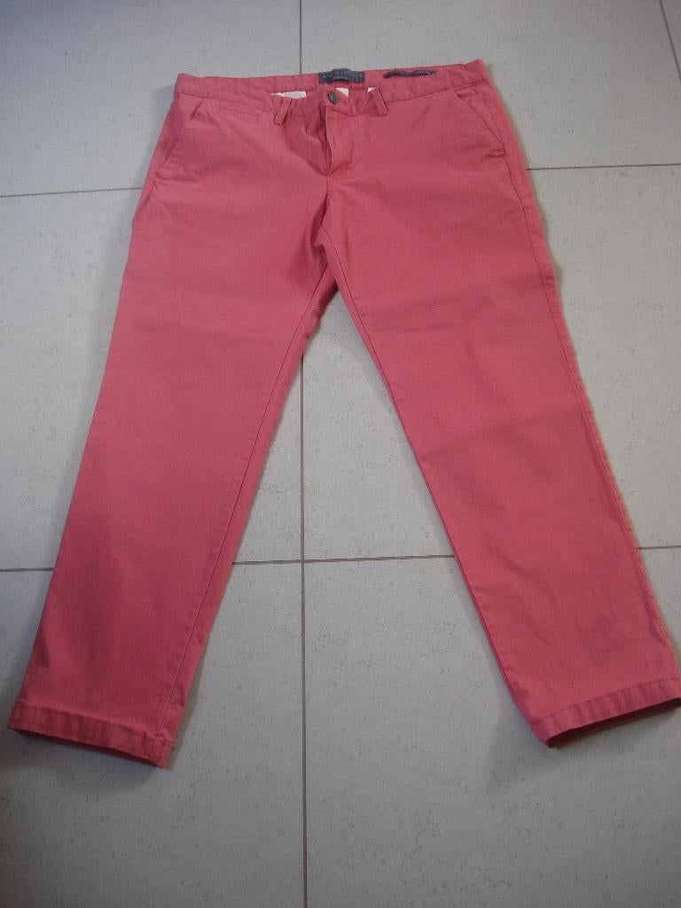 Angelo Litricio broek, heren. mt W40, Kleding | Heren, Ophalen of Verzenden, Gedragen, Rood, Angelo Litrico
