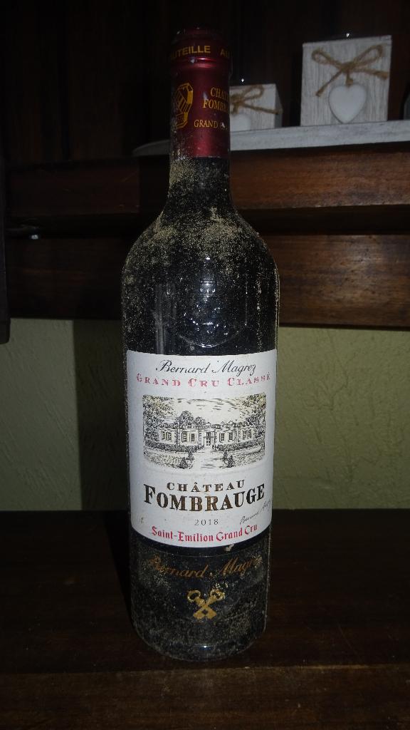St Emilion Grand Cru Classé Chateau Fombrauge 2018 B Magrez, Frankrijk, Ophalen of Verzenden, Zo goed als nieuw, Rode wijn
