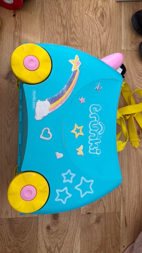 Trunki kinderkoffer, Handtassen en Accessoires, Koffers, Gebruikt, 50 tot 60 cm, Hard kunststof, Minder dan 35 cm