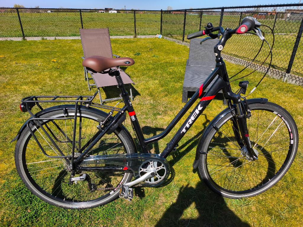 damesfiets "trek T80" in mooie en perfecte staat., Ophalen, Velgrem, Versnellingen, Zo goed als nieuw