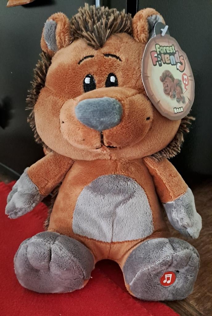 Pluche Egel knuffel, Kinderen en Baby's, Ophalen, Nieuw, Overige typen