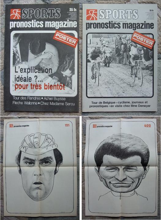 Unieke set Sports Pronostics Frans 1977 + wielerkarikaturen, Boeken, Sportboeken, Zo goed als nieuw, Ophalen of Verzenden