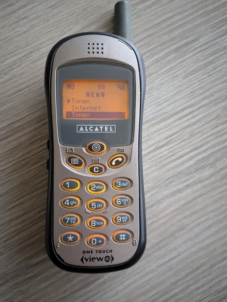 Alcatel One Touch View DB @ retro mobiele telefoon, Telecommunicatie, Mobiele telefoons | Nokia, Ophalen of Verzenden, Gebruikt