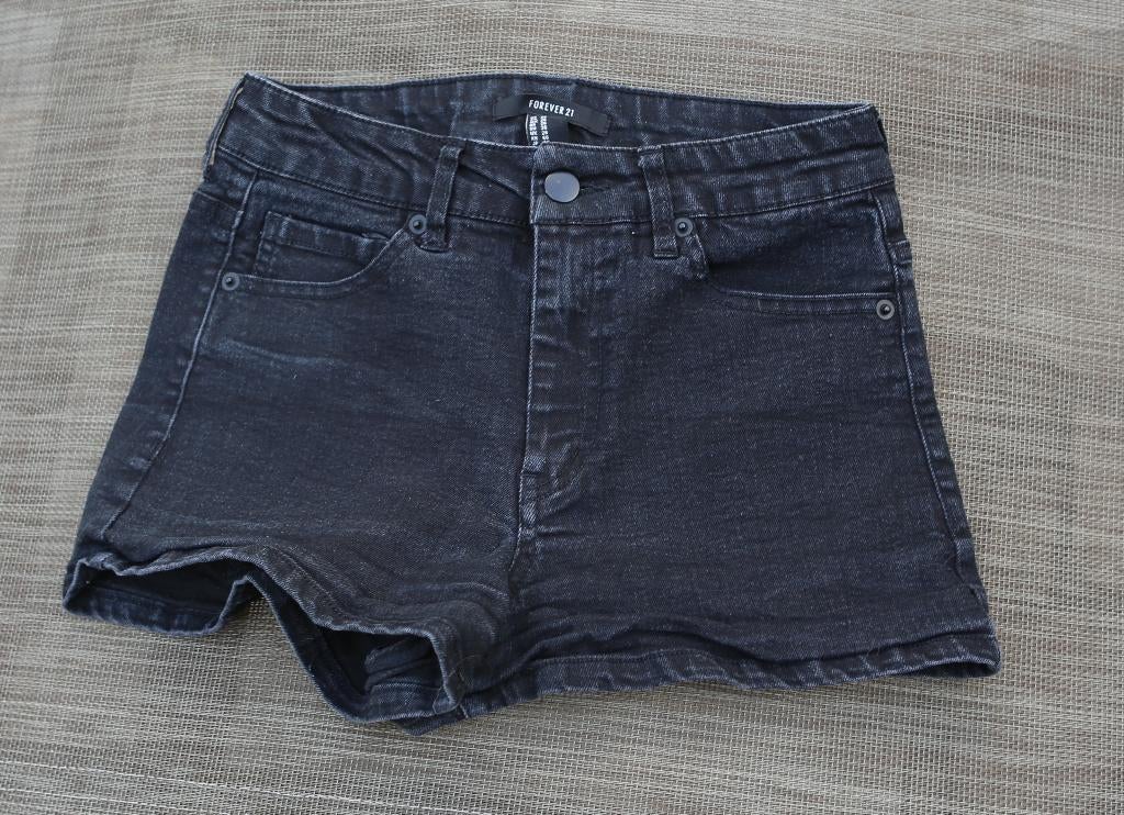 34/36 zwarte spijkerbroek, Zwart, Ophalen of Verzenden, Forever 21, Maat 34 (XS) of kleiner