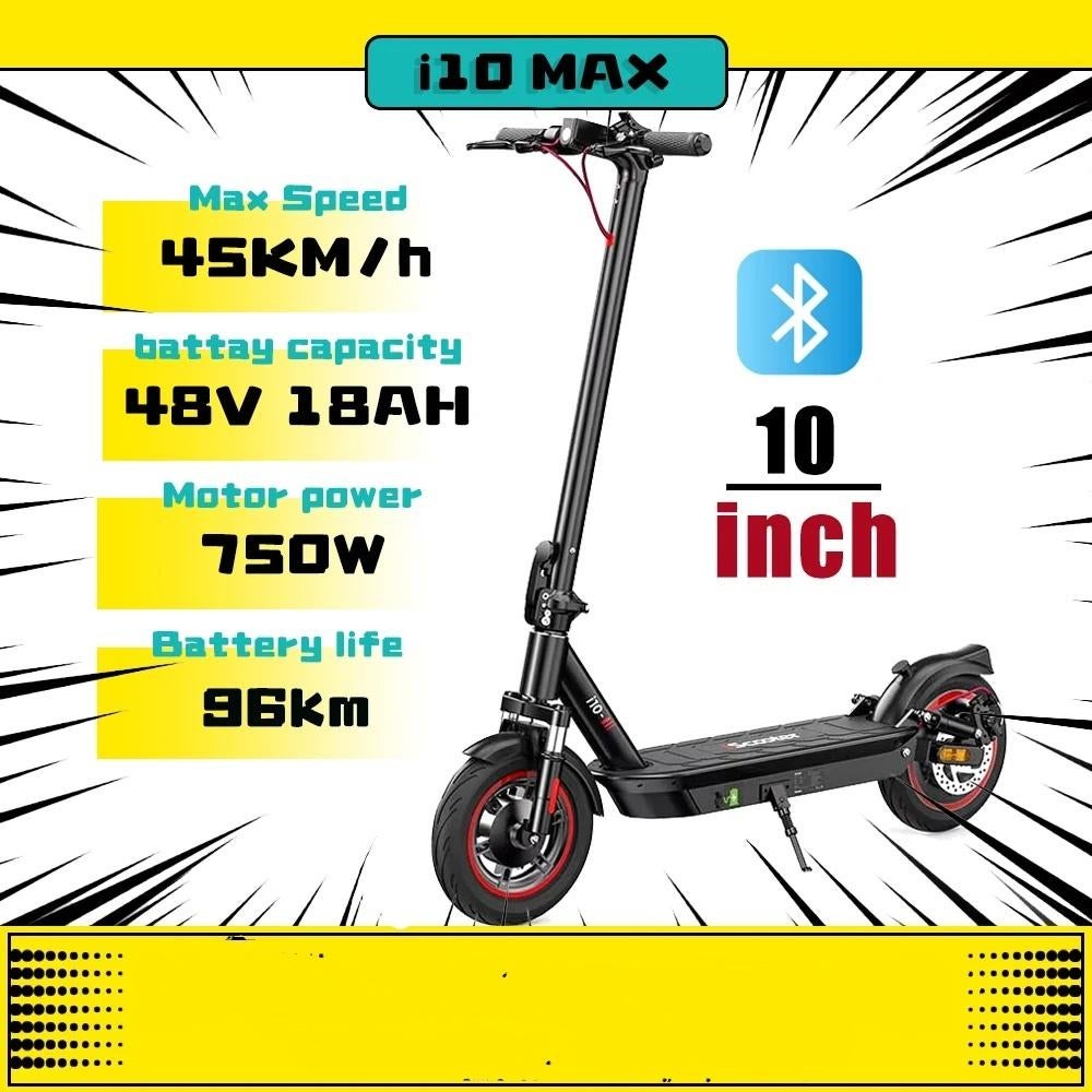 IISCOOTER I10 MAX 750 W 48 V 18 AH, Vélos & Vélomoteurs, Enlèvement ou Envoi, Comme neuf, Step électrique (E-scooter), Iscooter