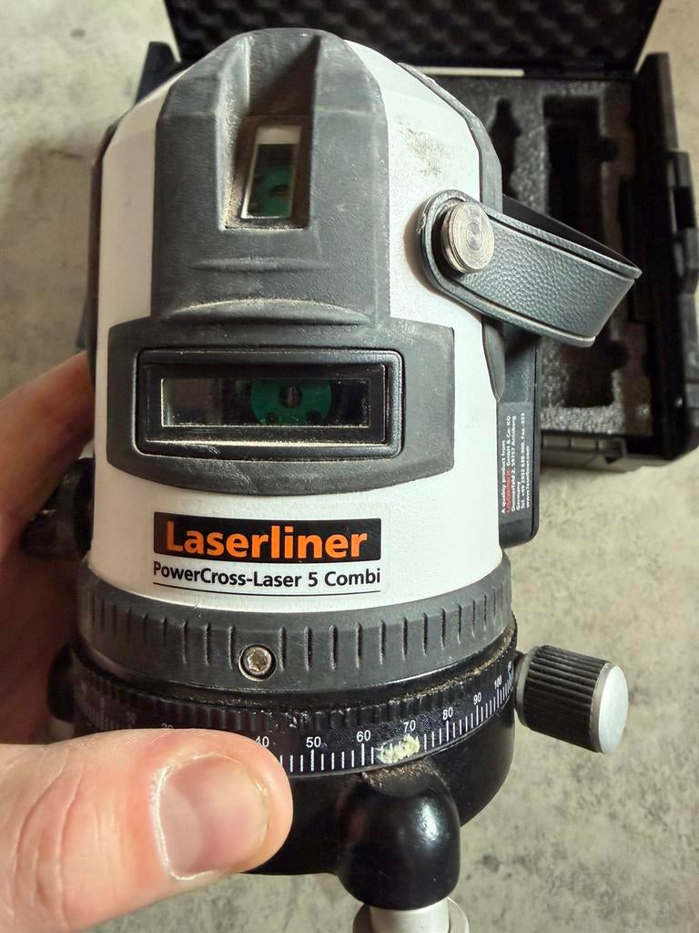 Laserliner powercross 5combi met 3M statief., Ophalen, Zo goed als nieuw