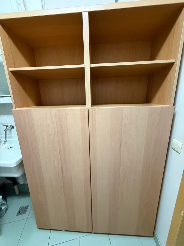 Handige stevige houten kast. MOET WEG !, Ophalen, Overige materialen, 100 tot 150 cm, Modern