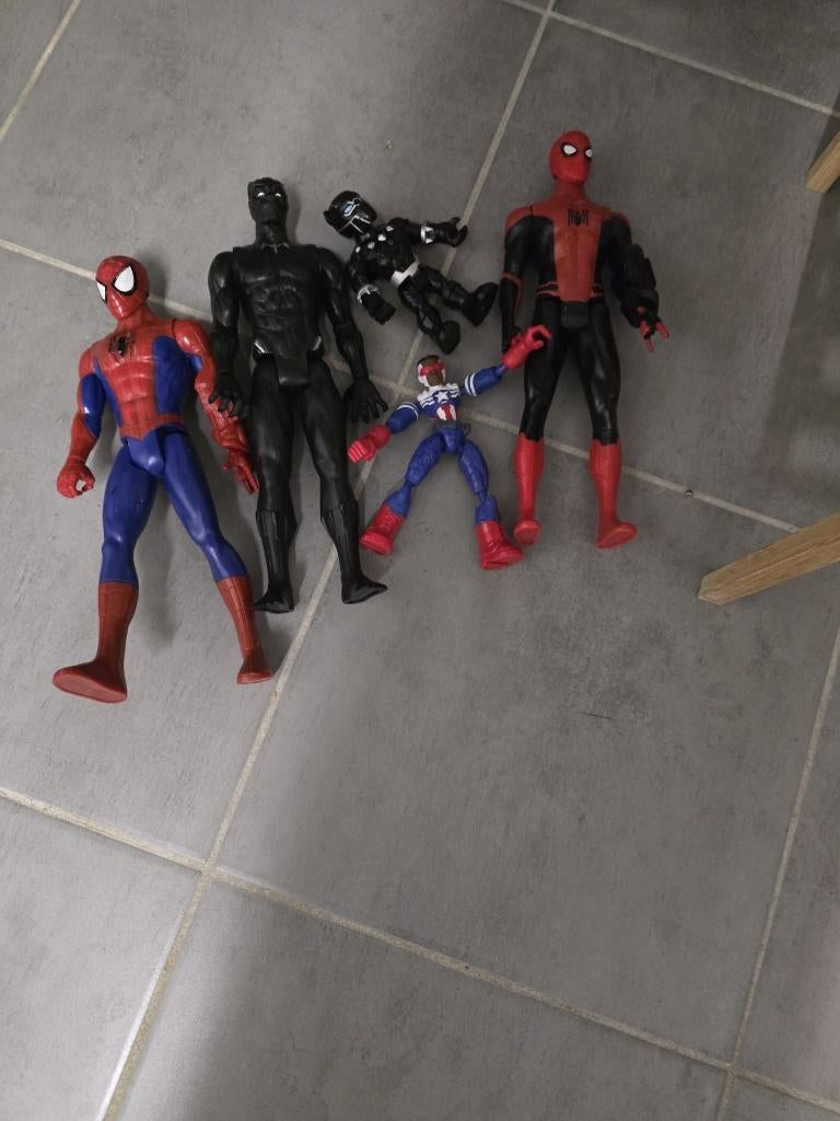 Set Marvel Actiefiguren - Spider-Man, Black Panther & meer, Ophalen