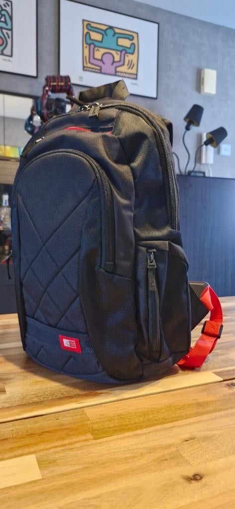 CASE LOGIC DLBP-114 Rugzak 14" Zwart, Computers en Software, Laptoptassen, Zo goed als nieuw, Rugzak, 14 inch, Ophalen of Verzenden