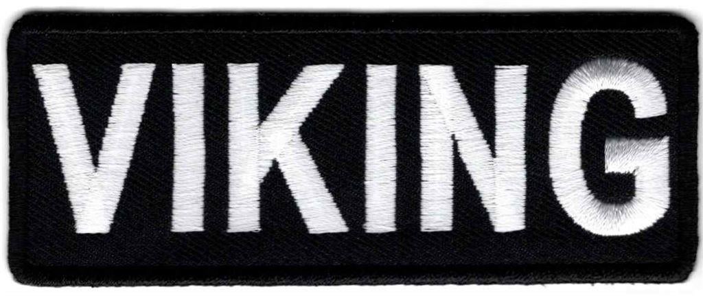 Viking stoffen opstrijk patch embleem #2, Verzenden, Nieuw, Kleding