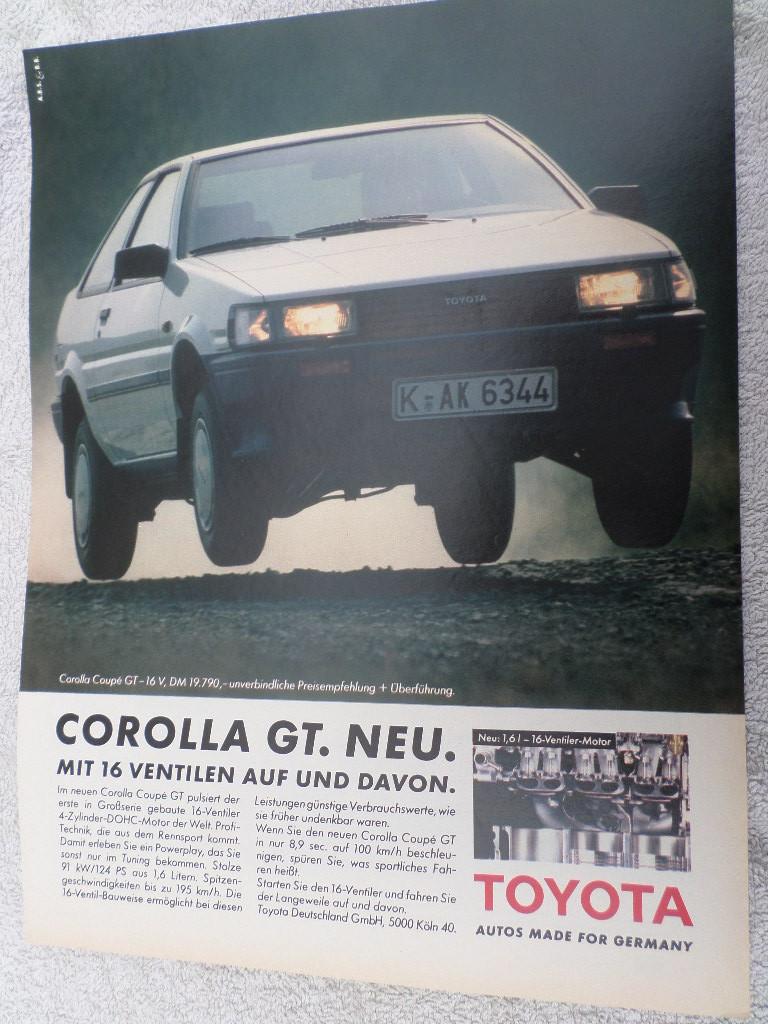Tyota Corolla GT Advertentie, Ophalen of Verzenden, BMW