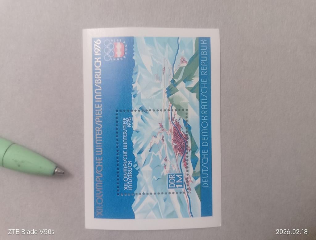 Postzegels Olympia DDR 1976, Ophalen of Verzenden