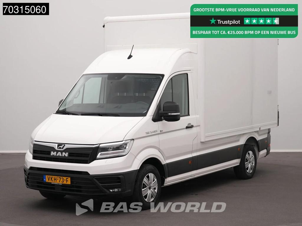 MAN ETGE 3.140 100% Elekrtisch 115km WLTP 36kWh LED Airco Cr, Auto's, Bestelwagens en Lichte vracht, Gebruikt, Euro 6, 136 pk