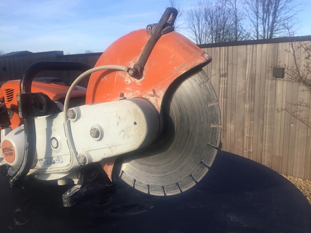 Stihl doorslijpmachine, Doe-het-zelf en Bouw, Gereedschap | Slijpmachines, Ophalen, Gebruikt