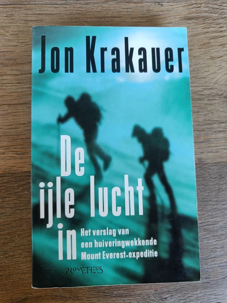 Jon Krakauer - De ijle lucht in, Ophalen of Verzenden, Jon Krakauer