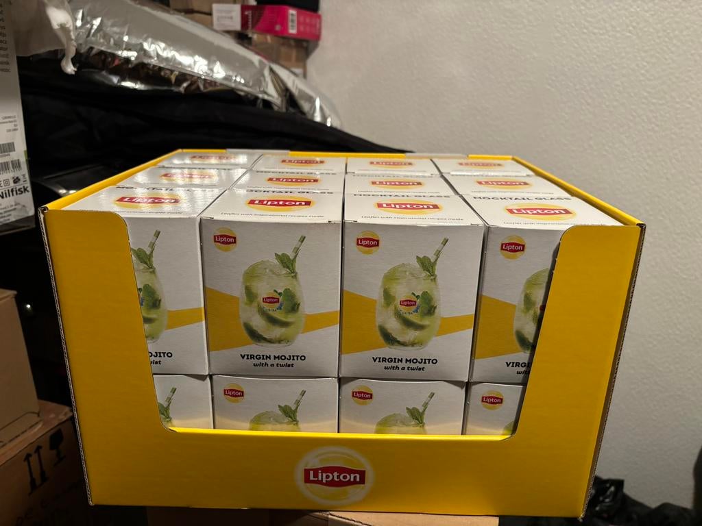 Lot de 24 verres a MOJITO / MOCKTAIL NEUF LIPTON dans la, Collections, Enlèvement ou Envoi, Neuf, Verre à soda