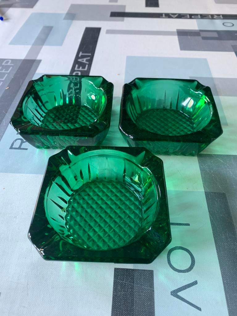 3 Vintage asbakken, Ophalen