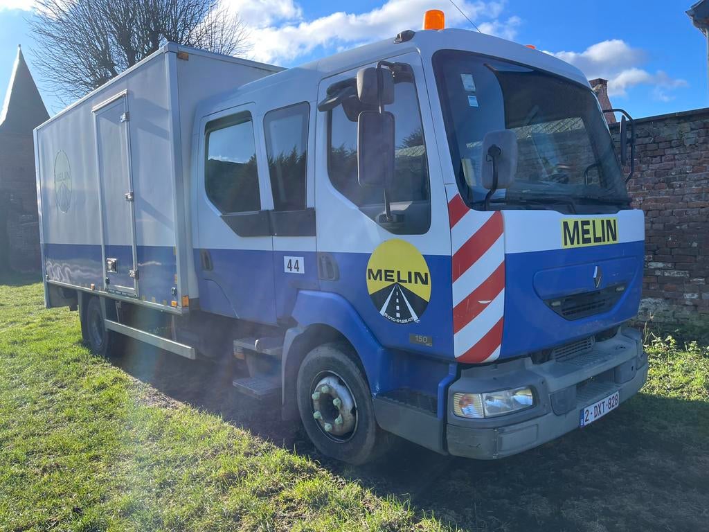 Renault midlum 150, Auto's, Bestelwagens en Lichte vracht, Euro 2, 4 deurs, Achterwielaandrijving, Wit
