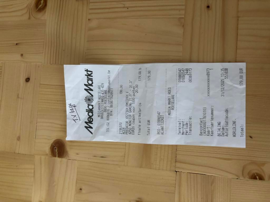 Splinter Nieuwe gaming Monitor, Ophalen, Zo goed als nieuw