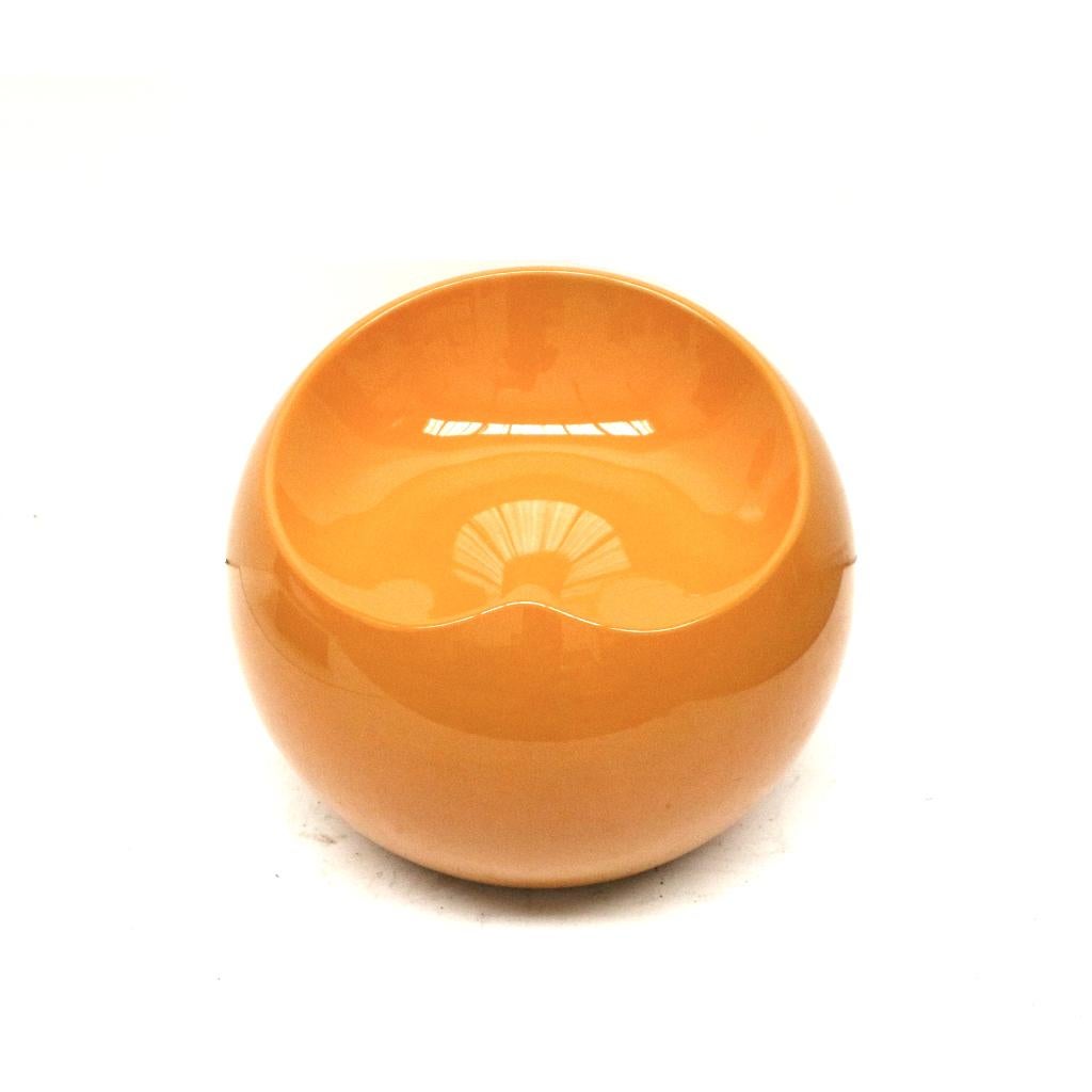 Space age vintage oranje poef design Finn Stone retro, Huis en Inrichting, Verzenden