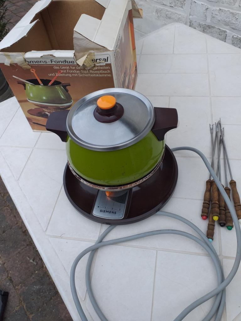 Elektrisch Fondue-apparaat Universele Siemens, Ophalen, Gebruikt, Gietijzer, Overige typen