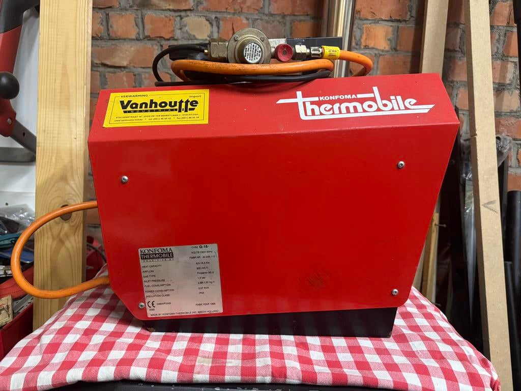 Thermobile hetelucht op gas, Bricolage & Construction, Chauffage & Radiateurs, Enlèvement, Comme neuf