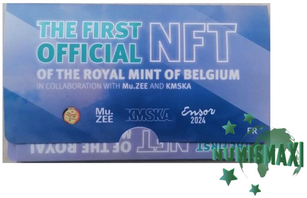 CC 2,5 euro België 2024 James Ensor met Franse voorzijde, Ophalen of Verzenden, België, 5 euro