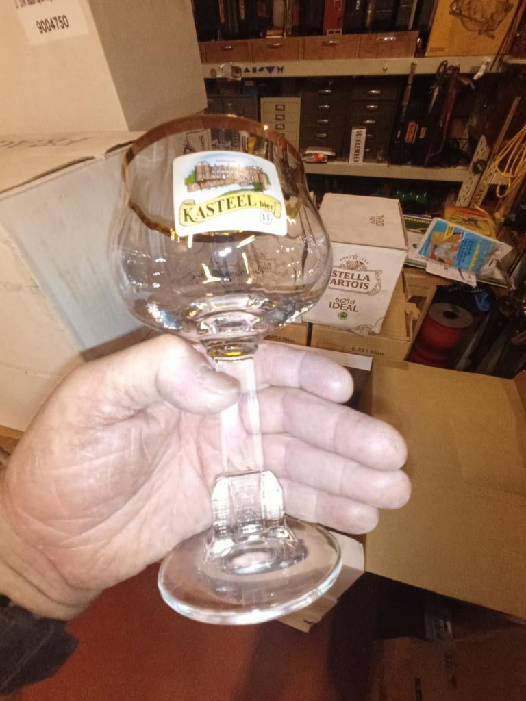 Kasteelbier / Leffe  glas  enz, Verzamelen, Ophalen, Nieuw