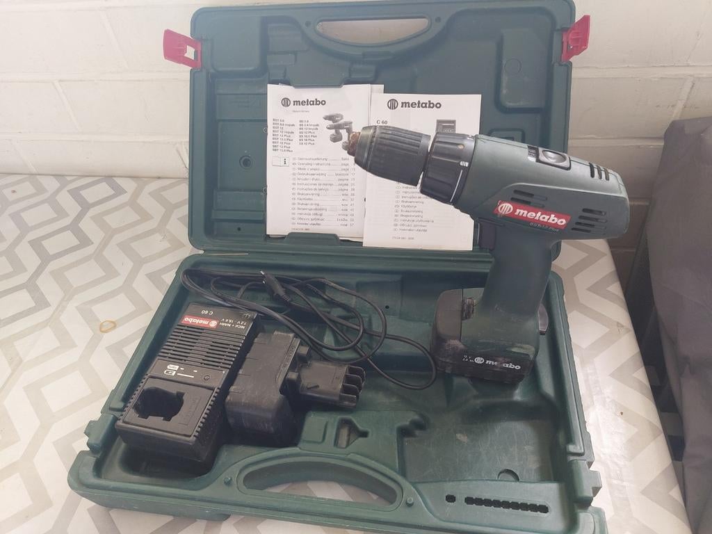 Perceuse Metabo, Bricolage & Construction, Outillage | Foreuses, Enlèvement ou Envoi, Comme neuf, Perceuse, Mécanisme de percussion