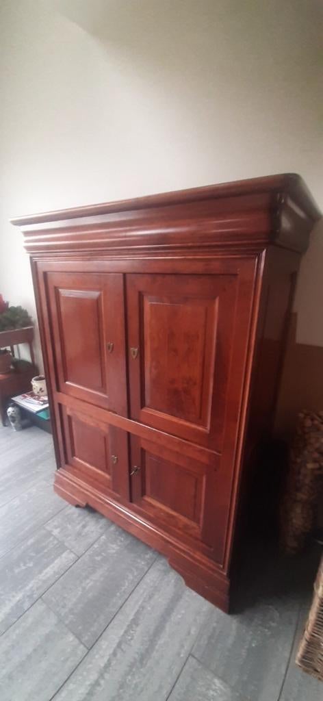 Barkast Kerselaar, Huis en Inrichting, Kasten | Dressoirs, Gebruikt, 100 tot 150 cm, 50 tot 75 cm, Met deur(en), Met plank(en)