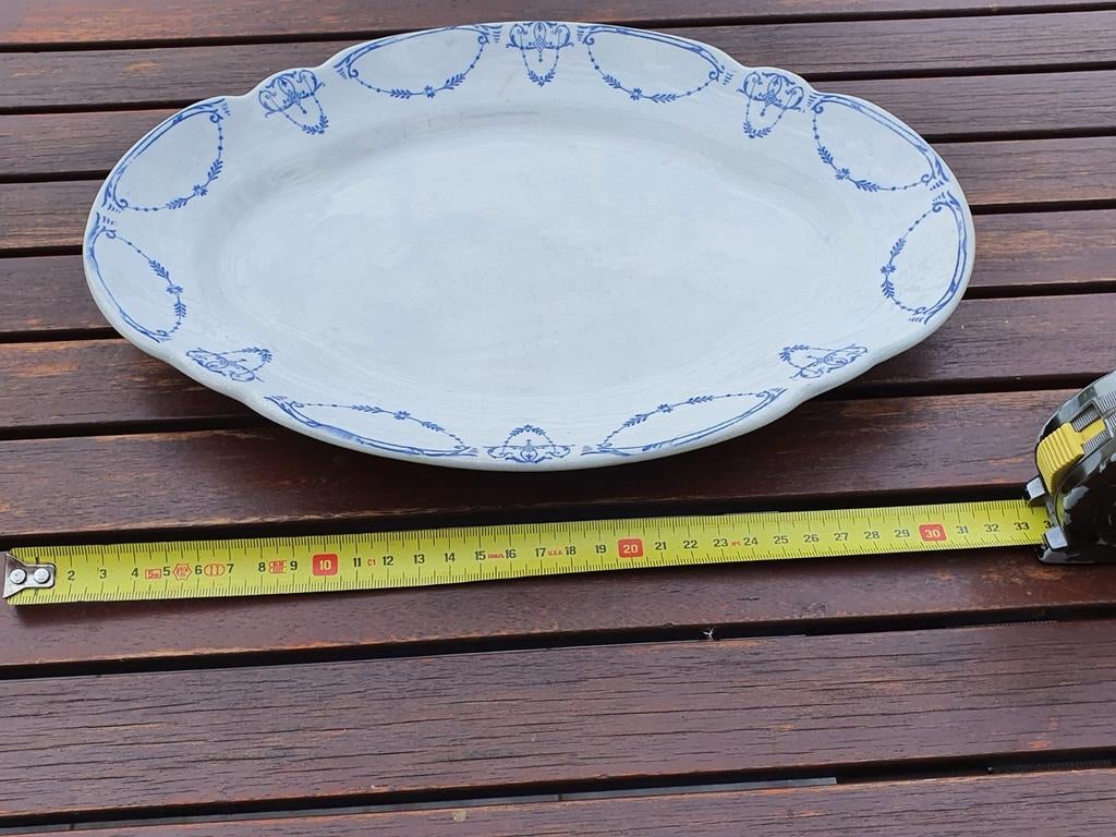 Plat oval Moustiers Lunéville, Enlèvement ou Envoi