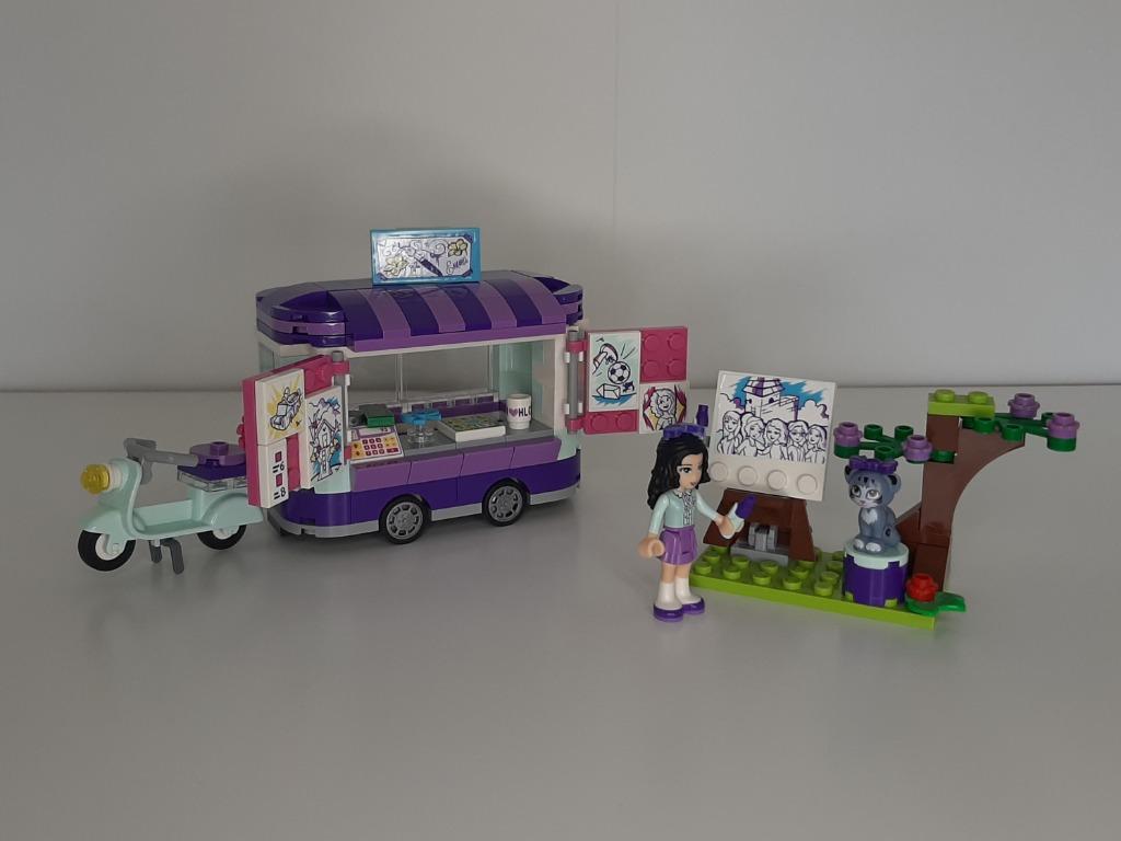 LEGO 41332 - Emma's kunstkraam, Ophalen, Zo goed als nieuw, Complete set, Lego