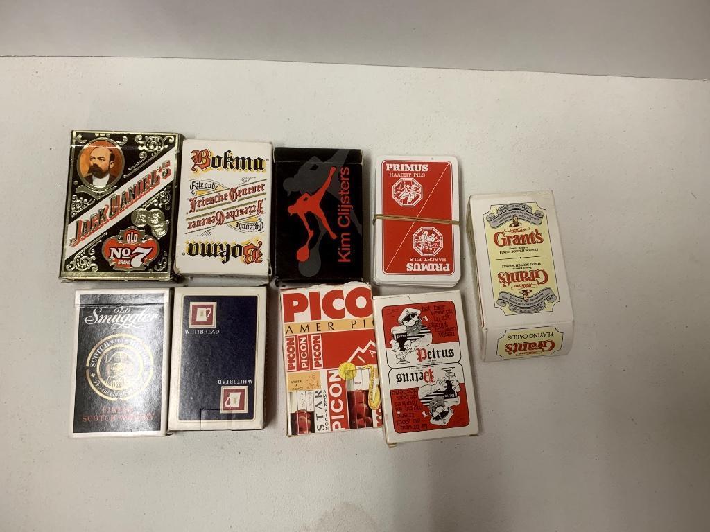 diverse speelkaarten, Collections, Enlèvement, Utilisé, Carte(s) à jouer