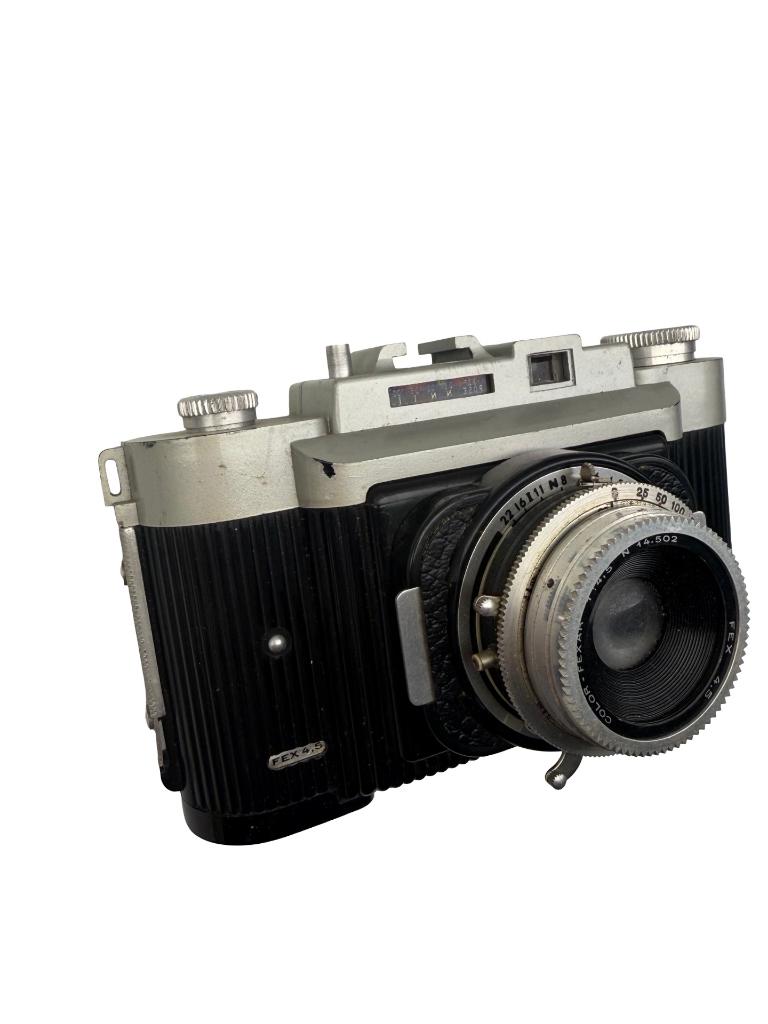 Vintage Indo Fex 4.5 bakelieten camera Frankrijk 1960, Verzamelen, Foto-apparatuur en Filmapparatuur, 1940 tot 1960, Ophalen of Verzenden