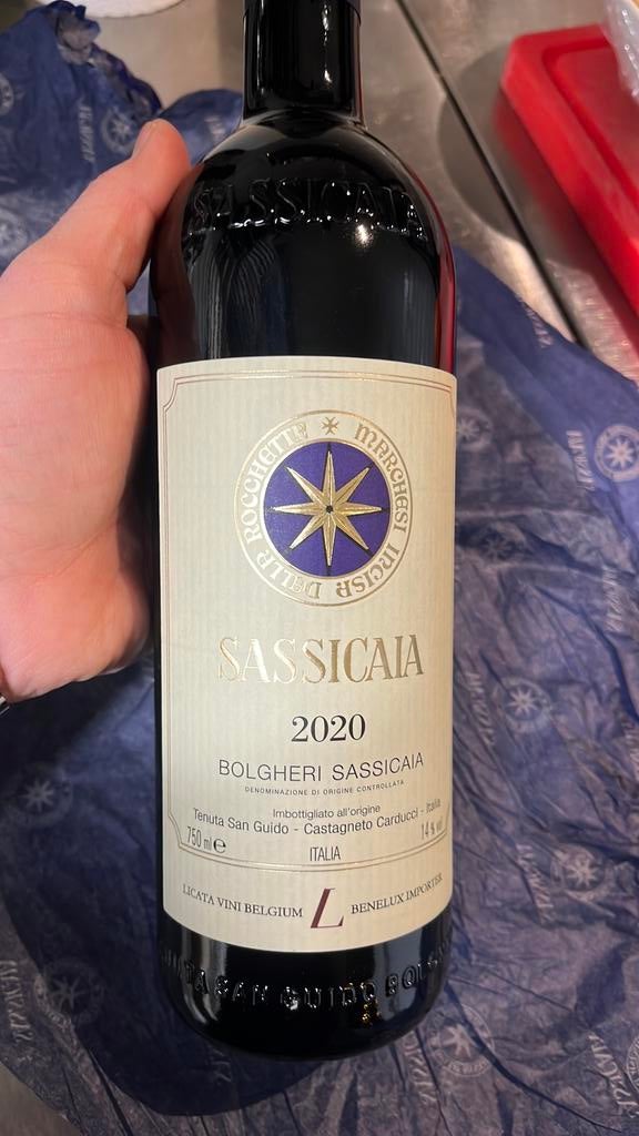 Sassicaia 2020, Neuf, Pleine, Enlèvement, Vin rouge