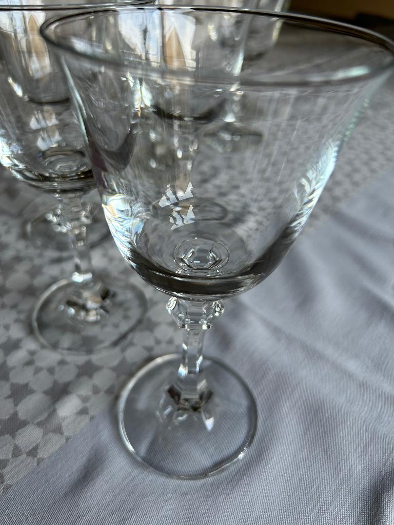 kristallen glazen, Antiek en Kunst, Ophalen of Verzenden