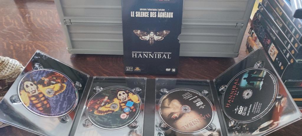 HANNIBAL LECTER - Pack 3 Films (6 dvd), Ophalen of Verzenden, Gebruikt, Detective en Krimi, Boxset