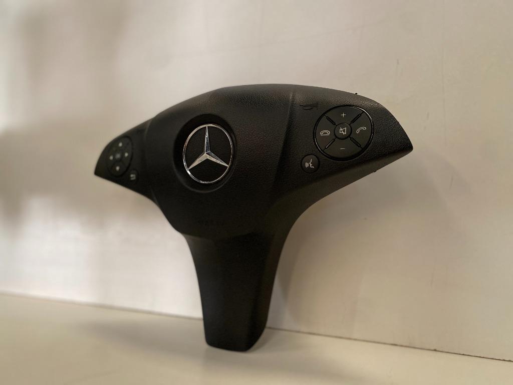 Stuurwiel airbag Mercedes CW204 klasse (2048604302), Ophalen of Verzenden, Gebruikt, Mercedes-Benz