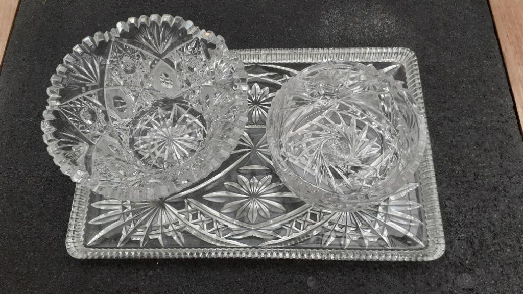 plateau en cristal, tasses/plats, tasse, Enlèvement ou Envoi